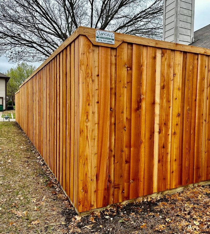 hancock fence custom residential fence replacement
